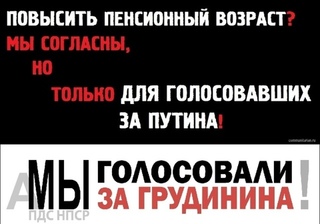 Я голосовал за П.Н.Грудинина!