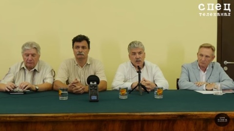 Пресс-конференция сопредседателей НПСР с Грудининым