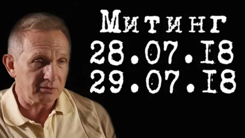 Митинг 28.07.18 и 29.07.18 #ВладимирФилин