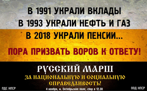 Русский Марш-2018 глазами соратников